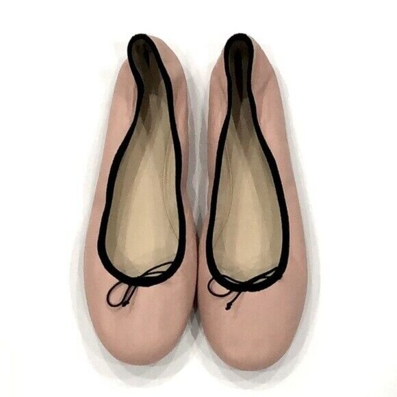 J. Crew Pink and Black Flats - Picture 2 of 10